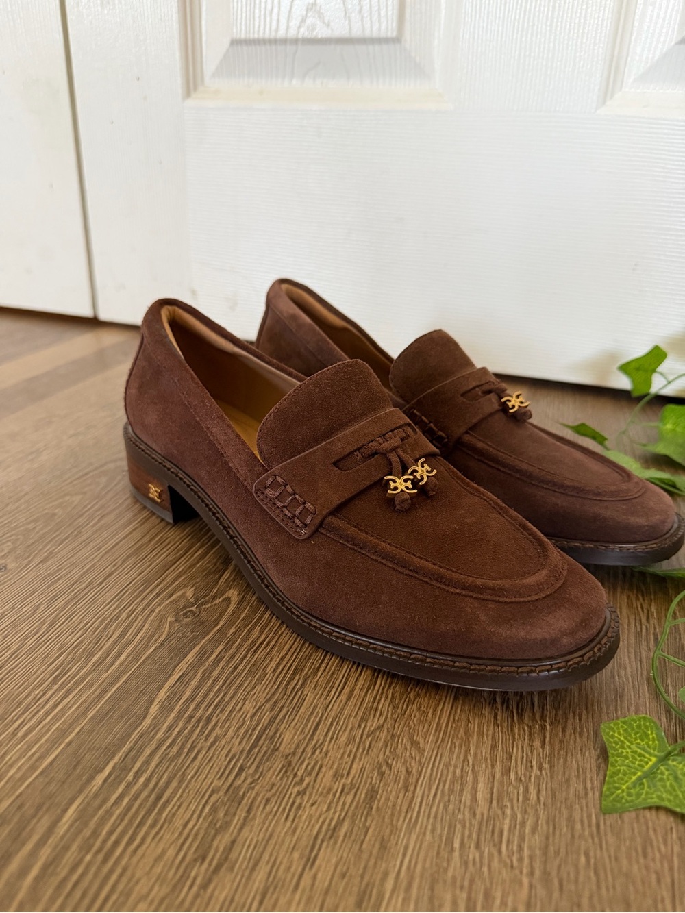 Sam Edelman Chocolate Brown Suede Loafers - Picture 5 of 10